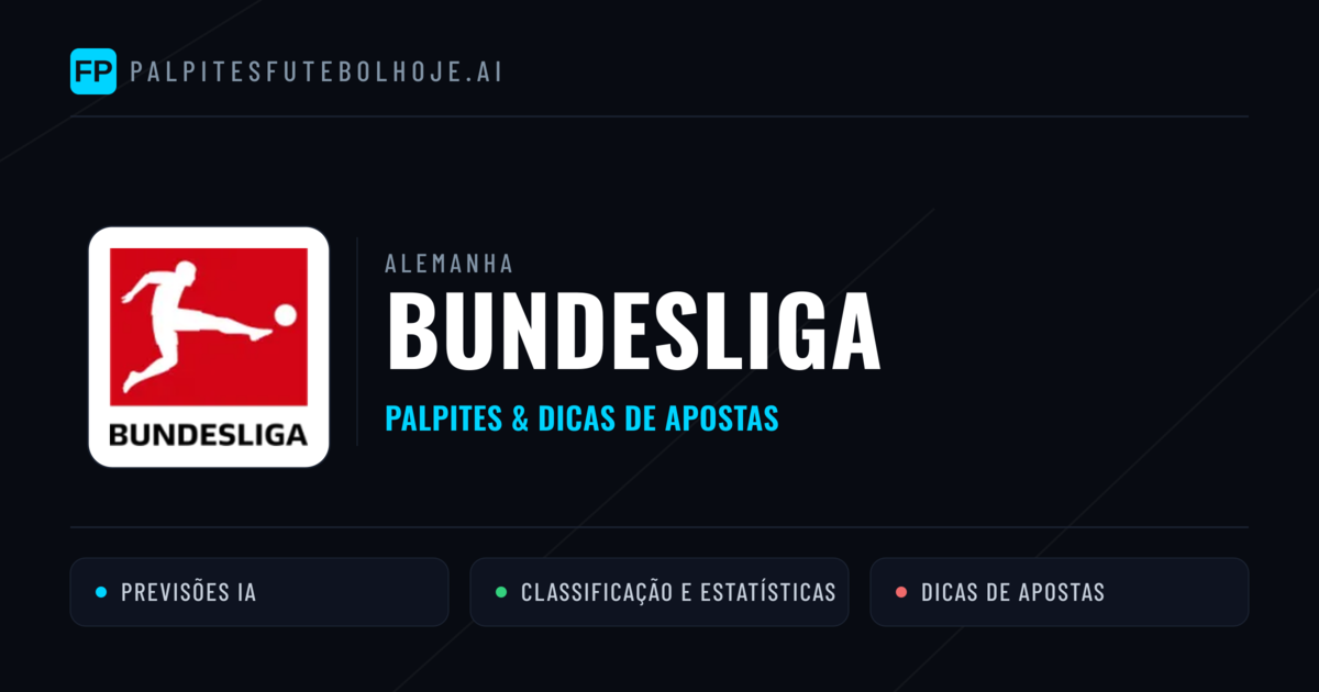 Palpites e Prognósticos de Futebol Alemanha Bundesliga