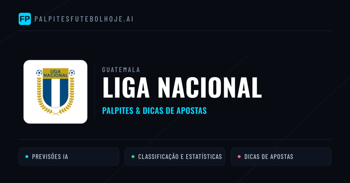 Palpites e Prognósticos de Futebol Guatemala Liga Nacional
