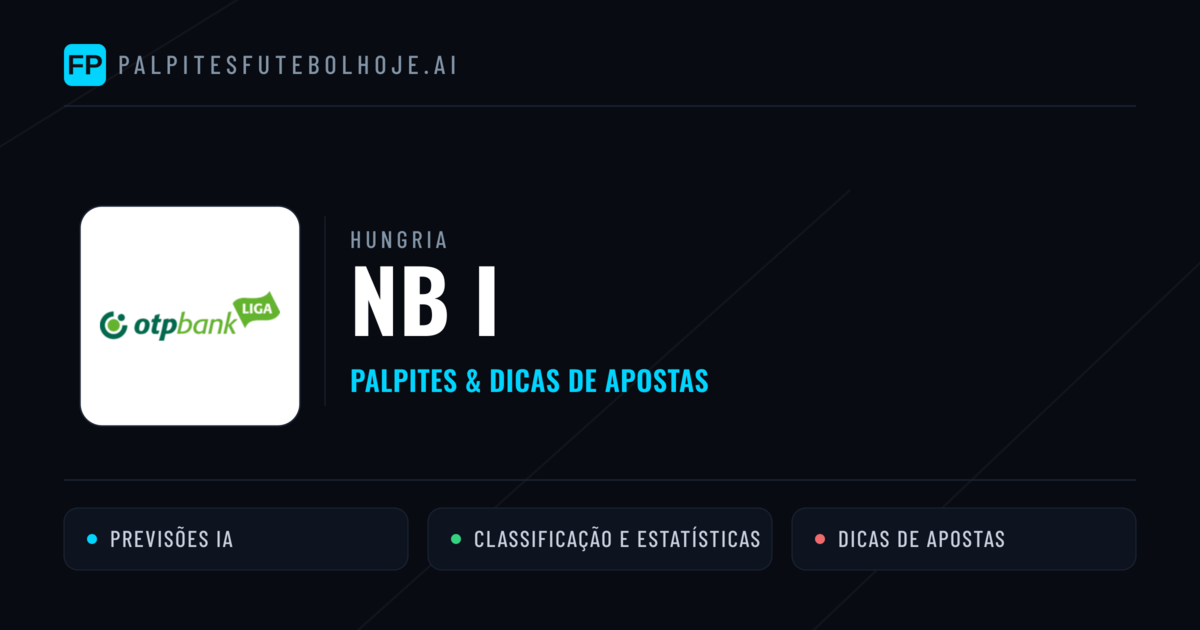 Palpites e Prognósticos de Futebol Hungria NB I