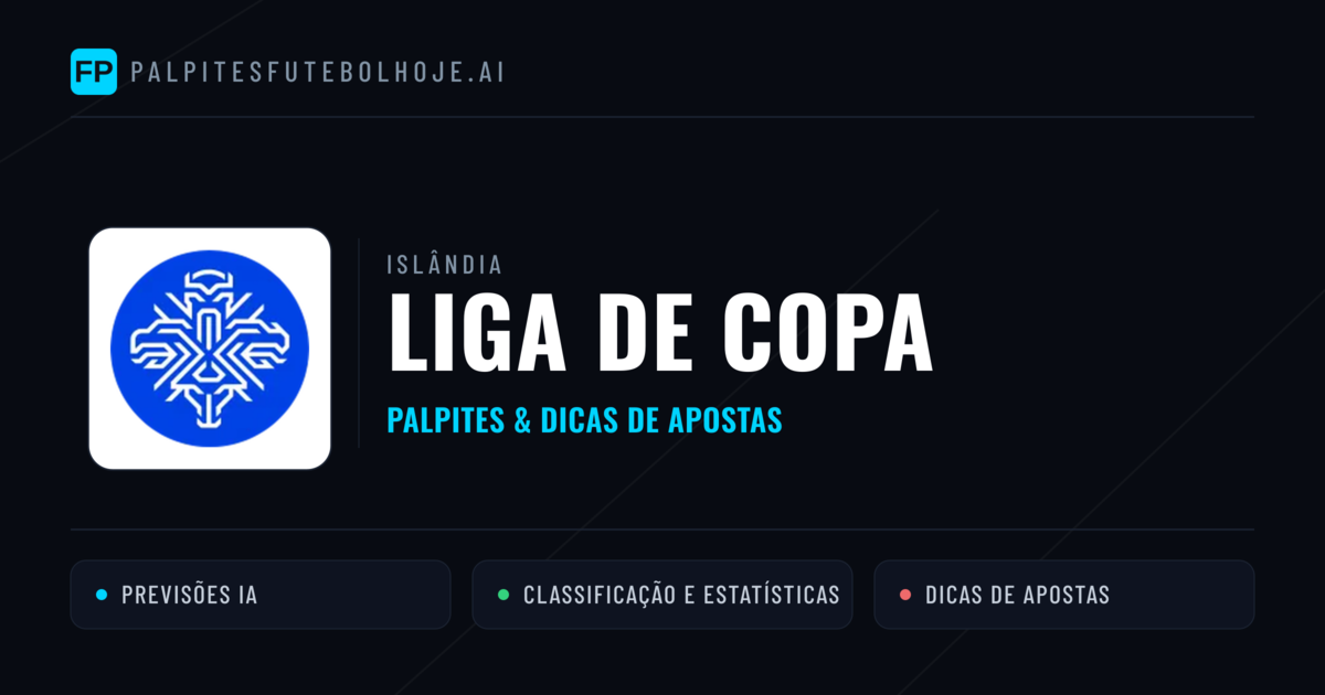 Palpites e Prognósticos de Futebol Islândia Liga de Copa