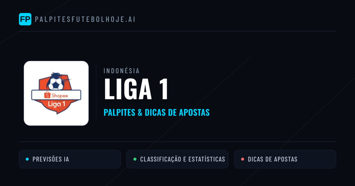 Palpites e Prognósticos de Futebol Indonésia Liga 1
