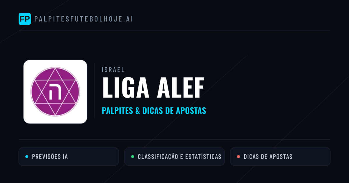 Palpites e Prognósticos de Futebol Israel Liga Alef