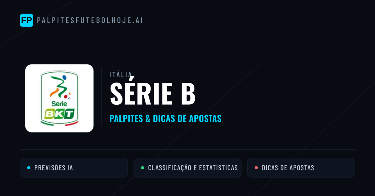 Palpites e Prognósticos de Futebol Itália Série B