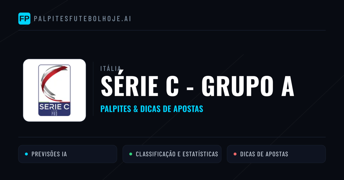 Palpites e Prognósticos de Futebol Itália Série C - Grupo A