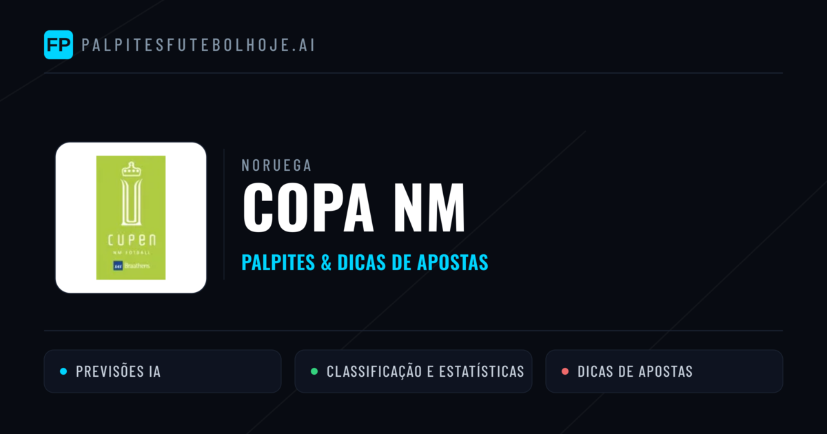 Palpites e Prognósticos de Futebol Noruega Copa NM