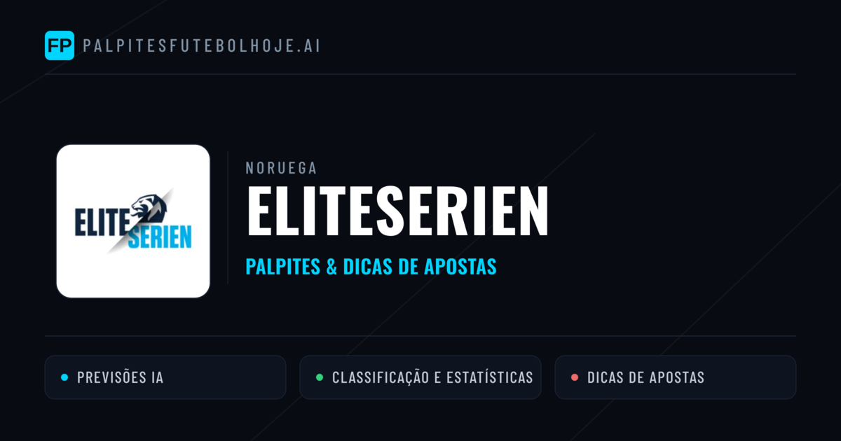 Palpites e Prognósticos de Futebol Noruega Eliteserien