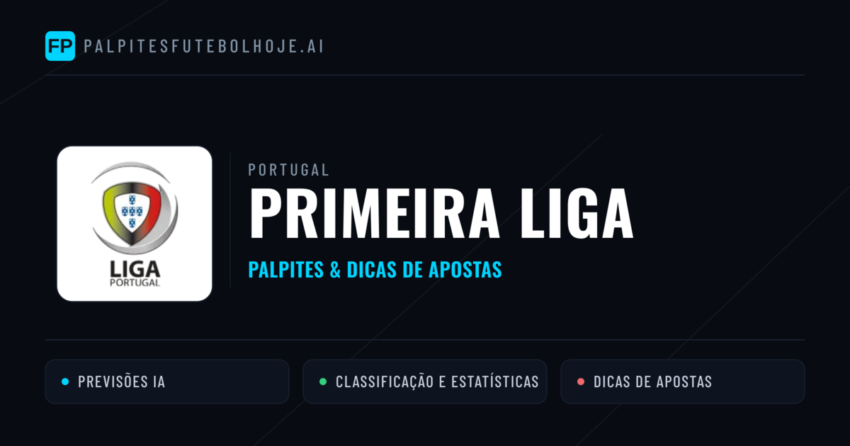 Palpites e Prognósticos de Futebol Portugal Primeira Liga