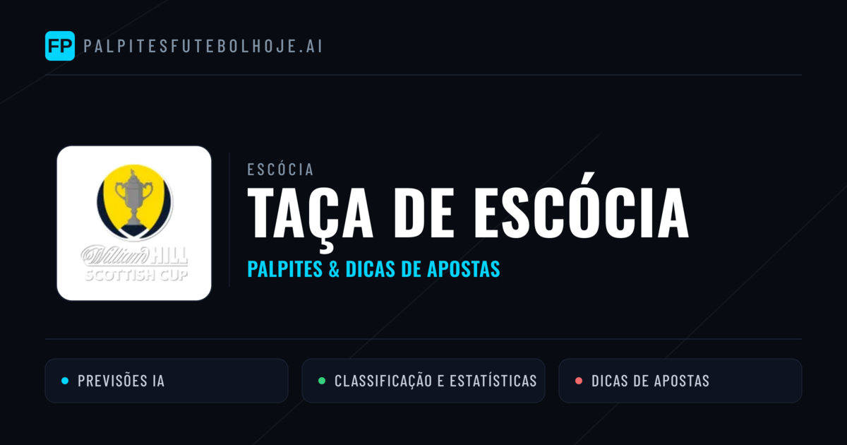 Palpites e Prognósticos de Futebol Escócia Taça de Escócia