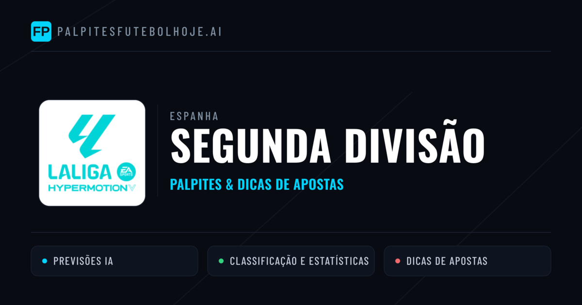 Palpites e Prognósticos de Futebol Espanha Segunda Divisão