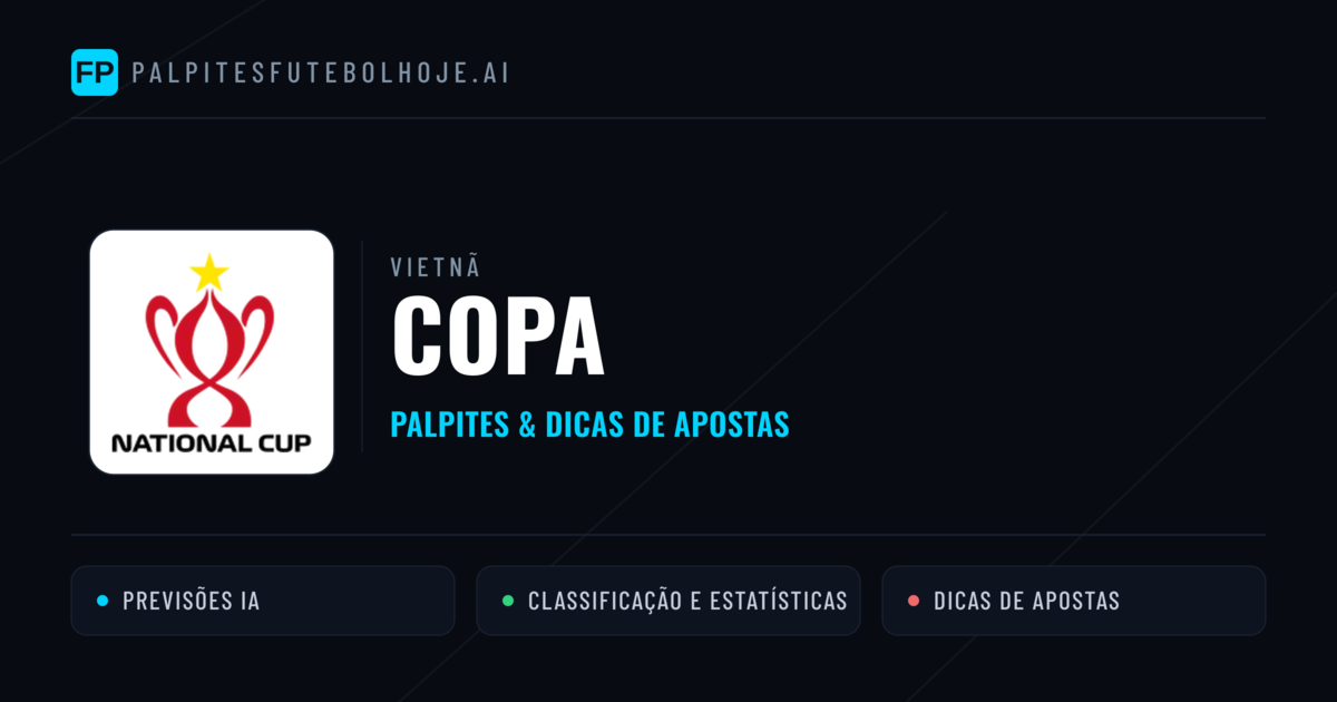 Palpites e Prognósticos de Futebol Vietnã Copa