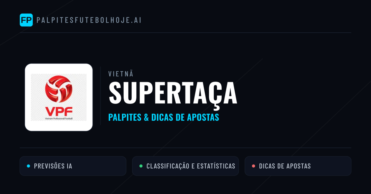 Palpites e Prognósticos de Futebol Vietnã Supertaça
