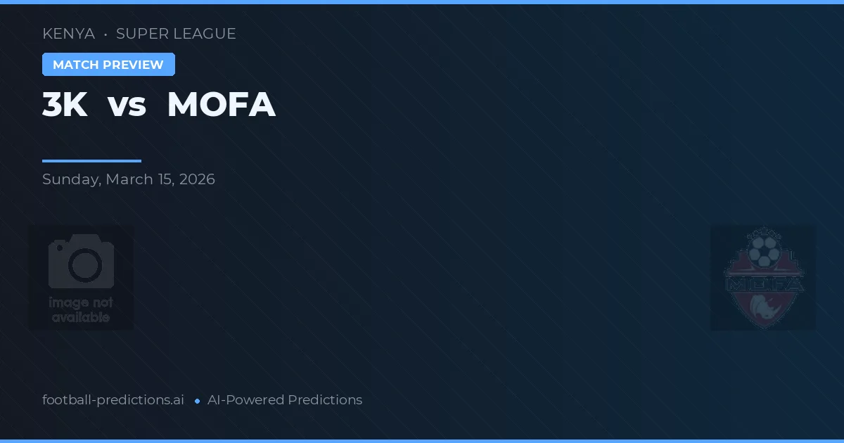 3K vs MOFA — prognóstico e prévia do jogo