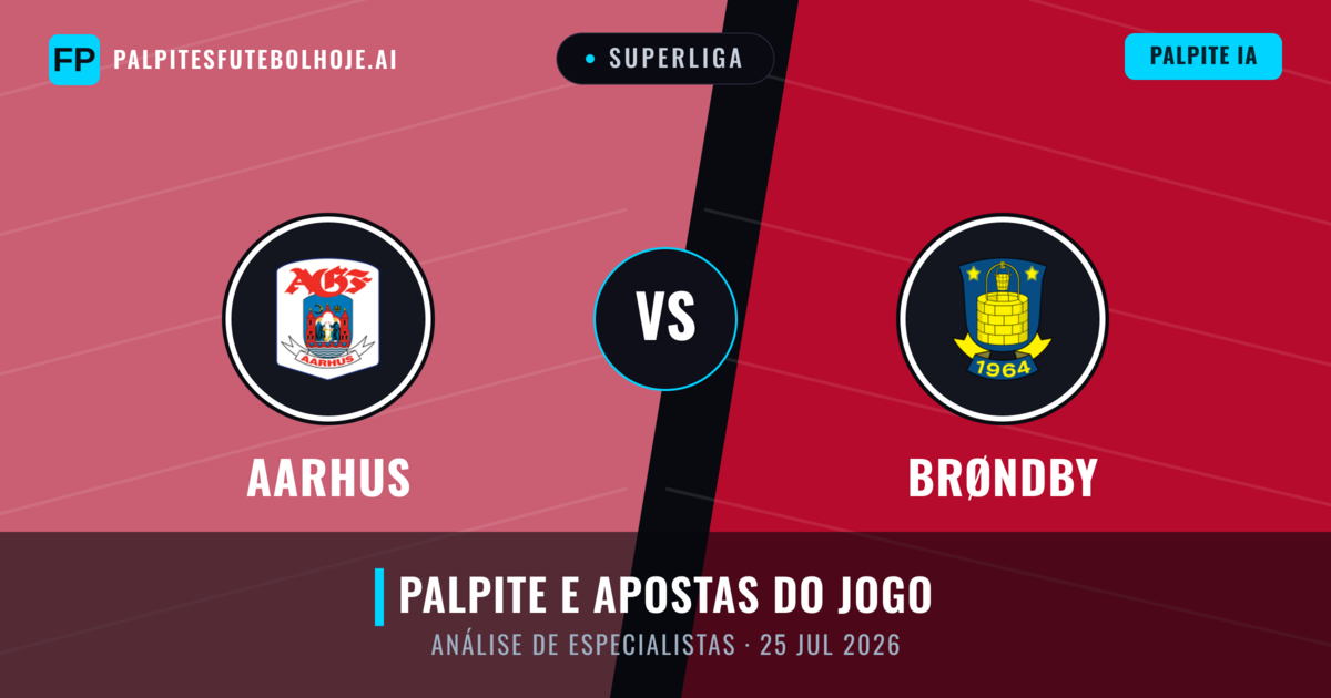 Aarhus vs Brøndby — prognóstico e prévia do jogo