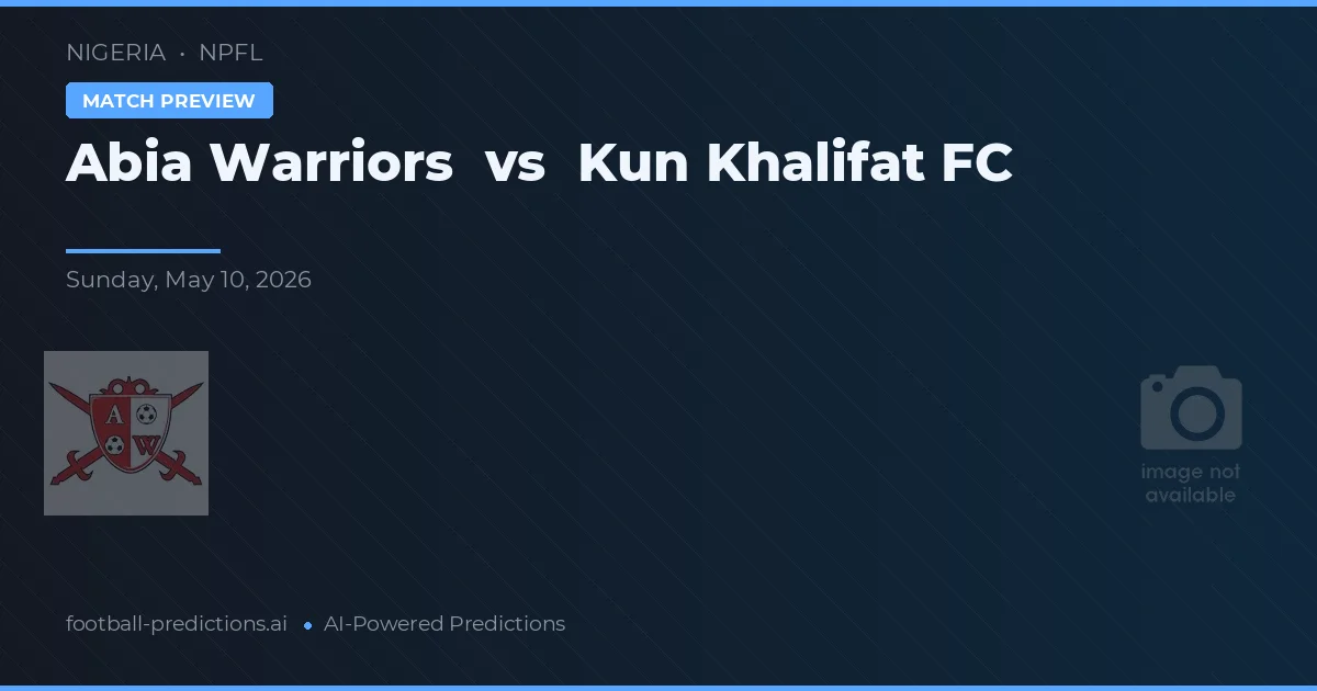 Abia Warriors vs Kun Khalifat FC — prognóstico e prévia do jogo