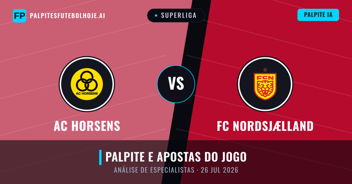 AC Horsens vs FC Nordsjælland — prognóstico e prévia do jogo
