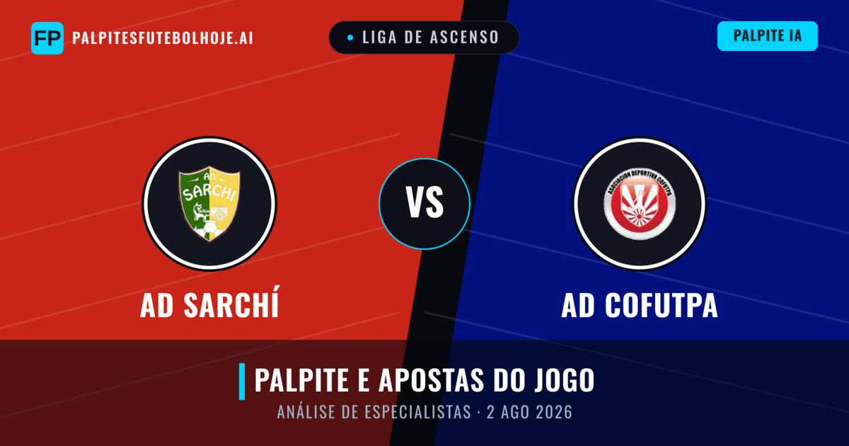 AD Sarchí vs AD Cofutpa — prognóstico e prévia do jogo