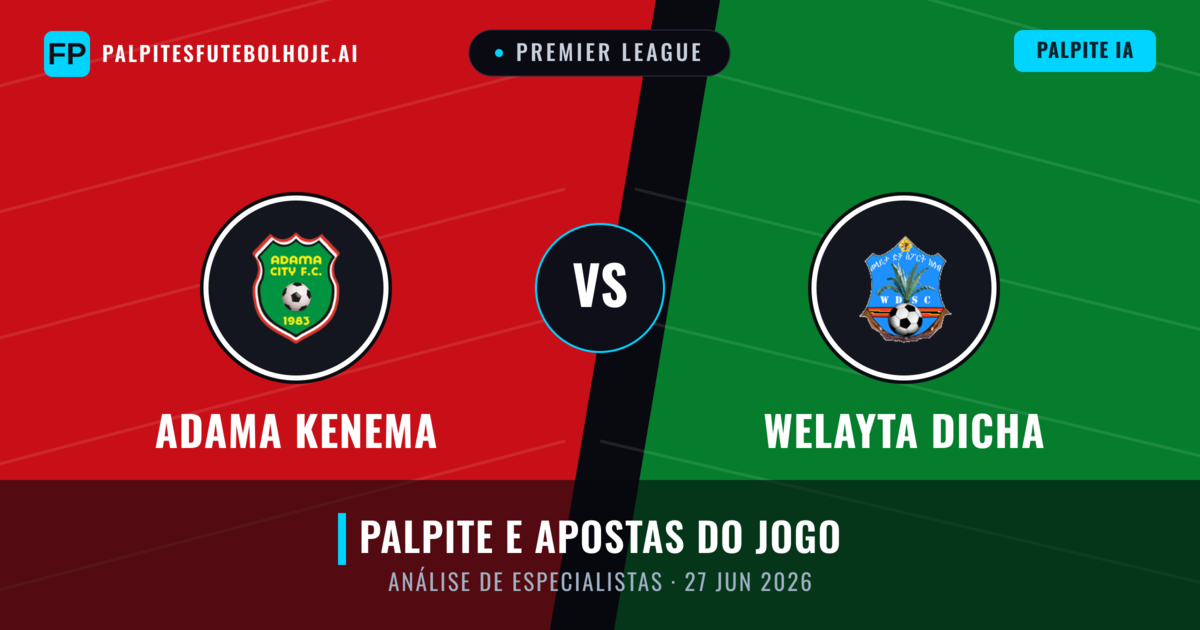 Adama Kenema vs Welayta Dicha — prognóstico e prévia do jogo