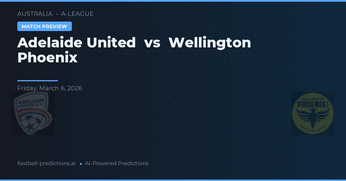 Adelaide United vs Wellington Phoenix — prognóstico e prévia do jogo