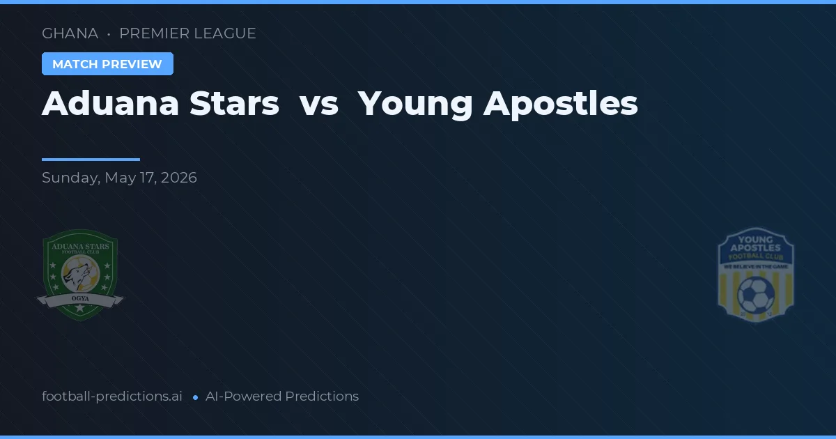 Aduana Stars vs Young Apostles — prognóstico e prévia do jogo