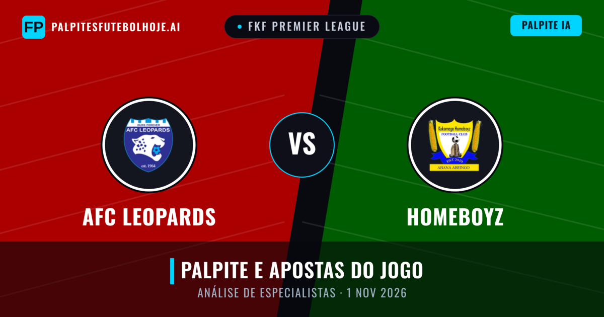 AFC Leopards vs Homeboyz — prognóstico e prévia do jogo