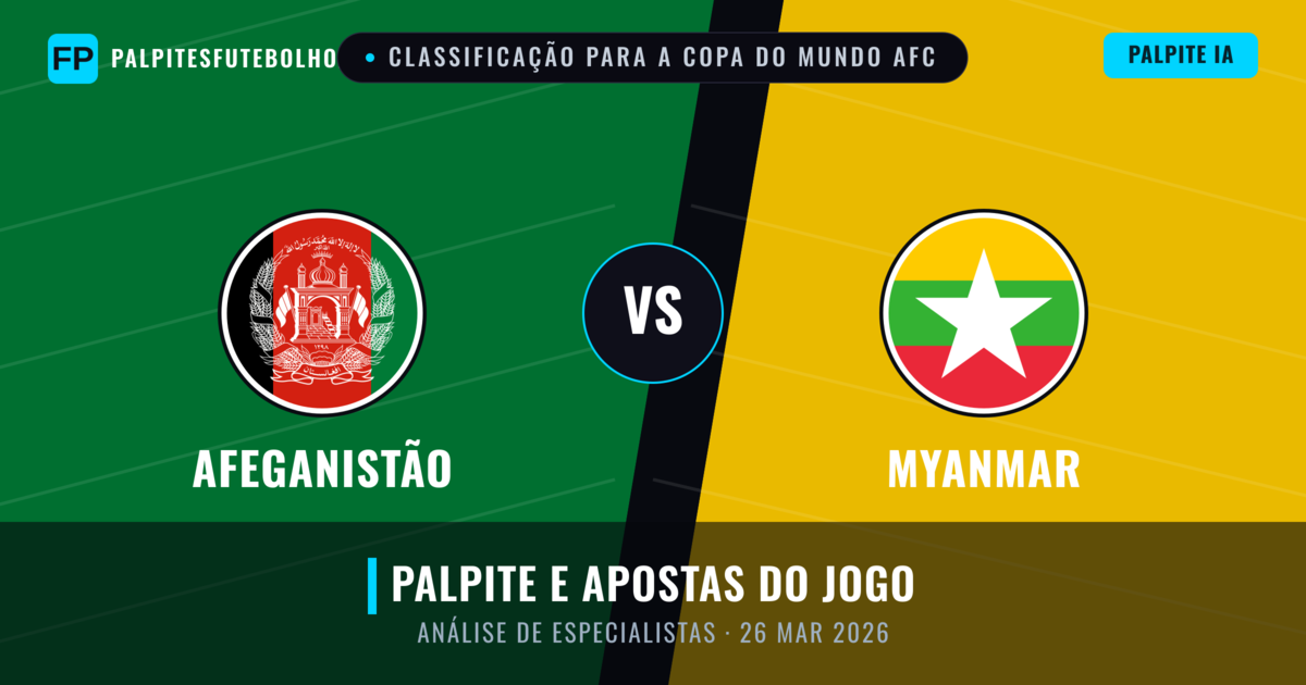 Afeganistão vs Myanmar — prognóstico e prévia do jogo