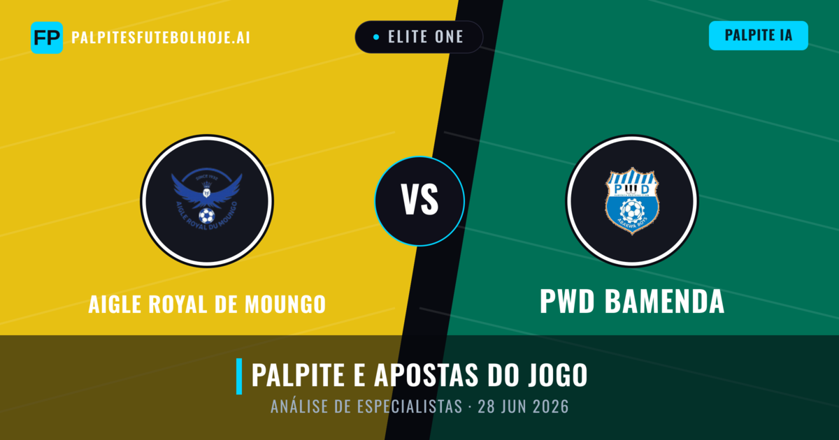 Aigle Royal de Moungo vs PWD Bamenda — prognóstico e prévia do jogo