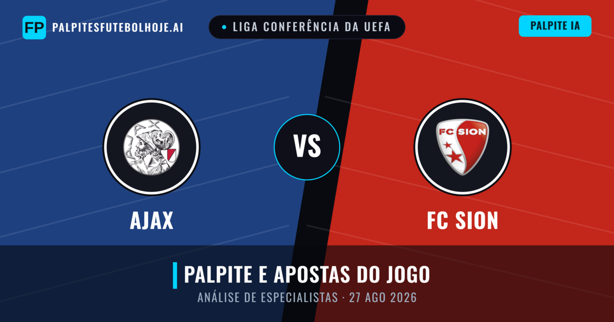 Ajax vs FC Sion — prognóstico e prévia do jogo