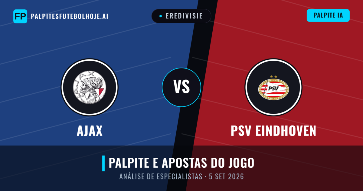 Ajax vs PSV Eindhoven — prognóstico e prévia do jogo