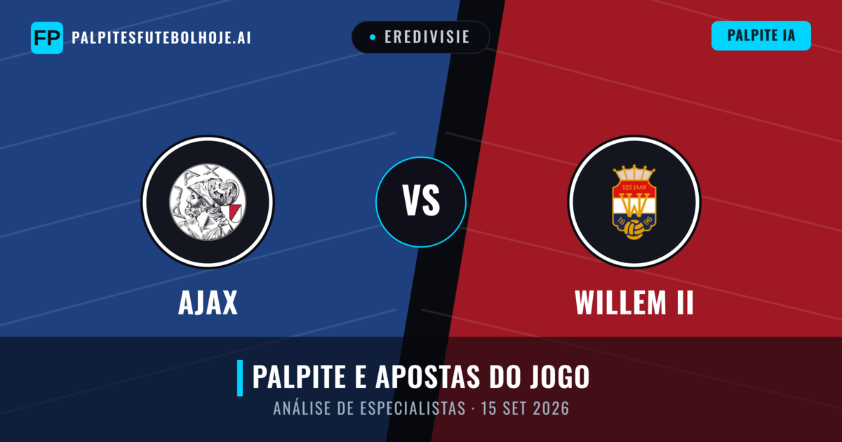 Ajax vs Willem II — prognóstico e prévia do jogo