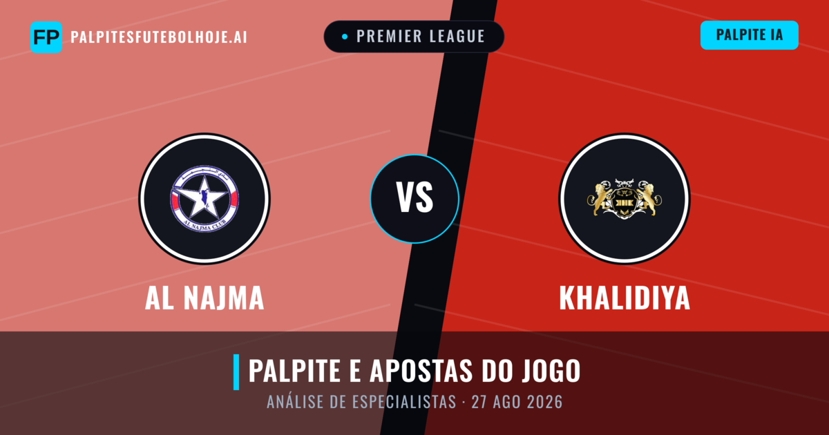 Al Najma vs Khalidiya — prognóstico e prévia do jogo