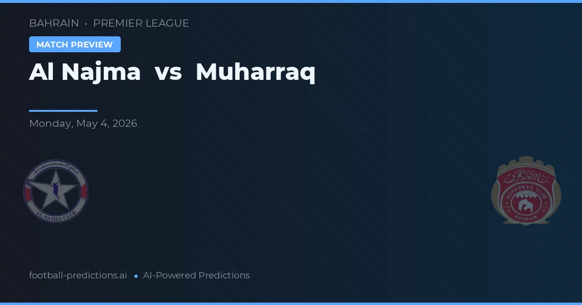 Al Najma vs Muharraq — prognóstico e prévia do jogo