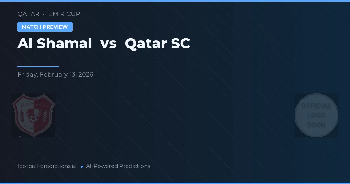 Al Shamal vs Qatar SC — prognóstico e prévia do jogo