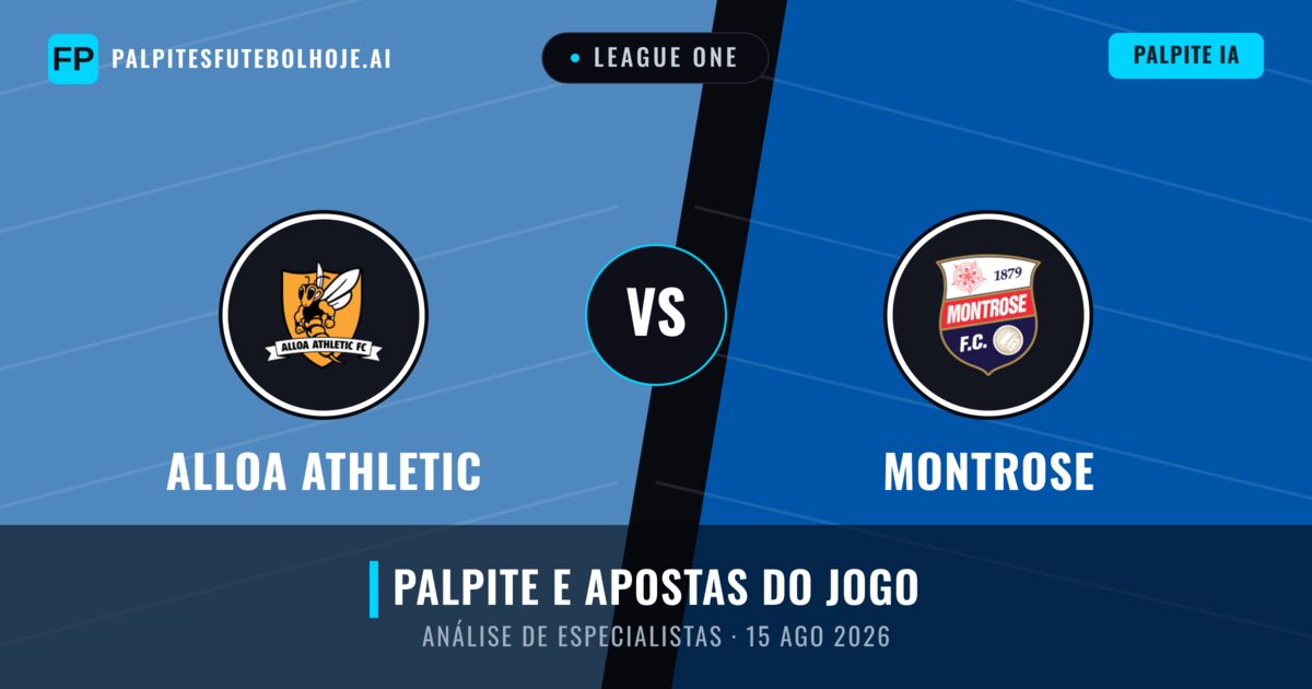 Alloa Athletic vs Montrose — prognóstico e prévia do jogo