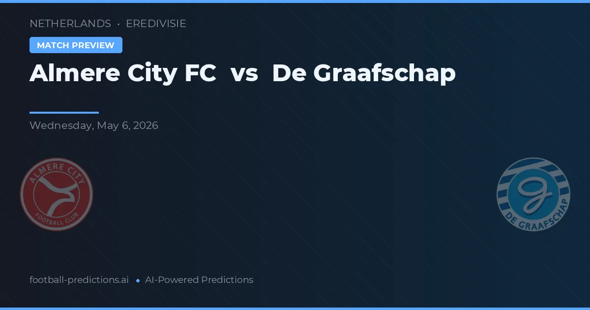 Almere City FC vs De Graafschap — prognóstico e prévia do jogo