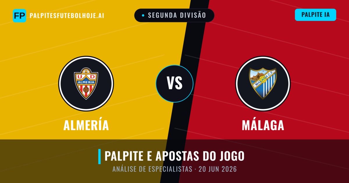 Almería vs Málaga — prognóstico e prévia do jogo