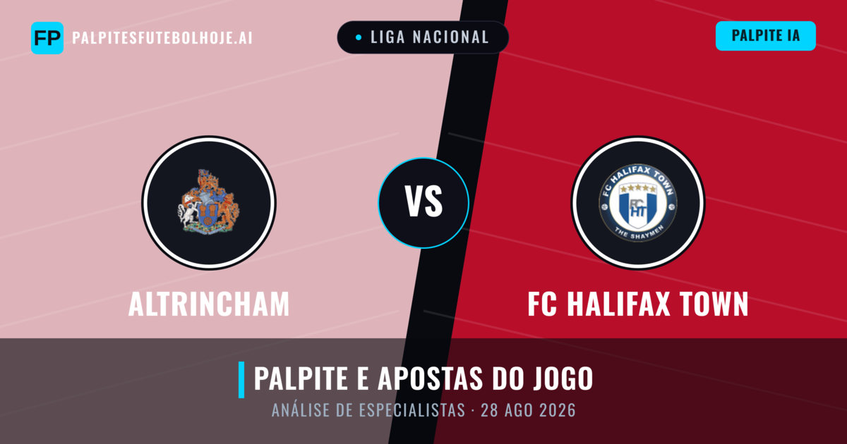 Altrincham vs FC Halifax Town — prognóstico e prévia do jogo