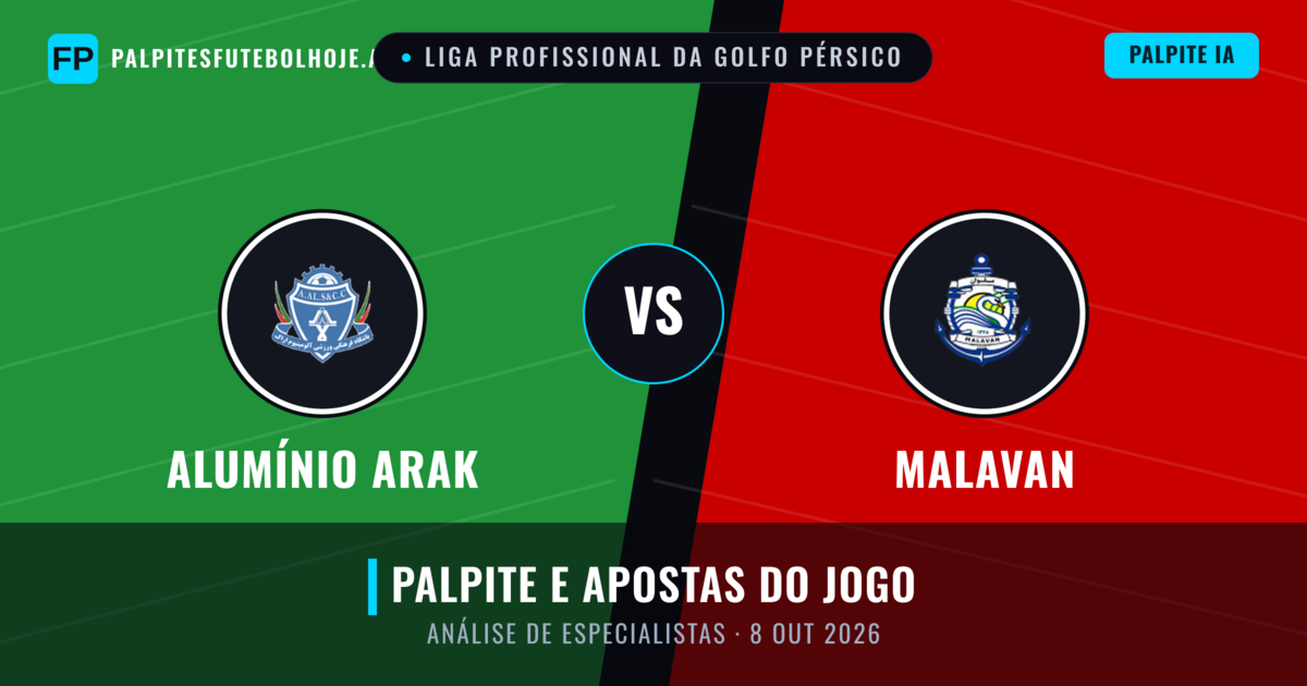Alumínio Arak vs Malavan — prognóstico e prévia do jogo