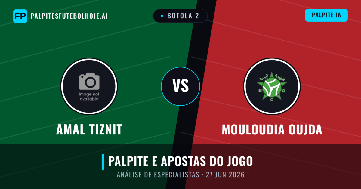 Amal Tiznit vs Mouloudia Oujda — prognóstico e prévia do jogo