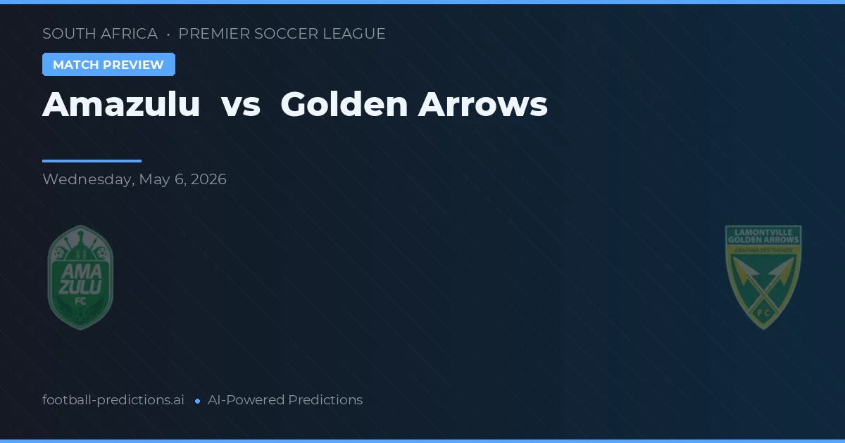 Amazulu vs Arcos Dourados preview