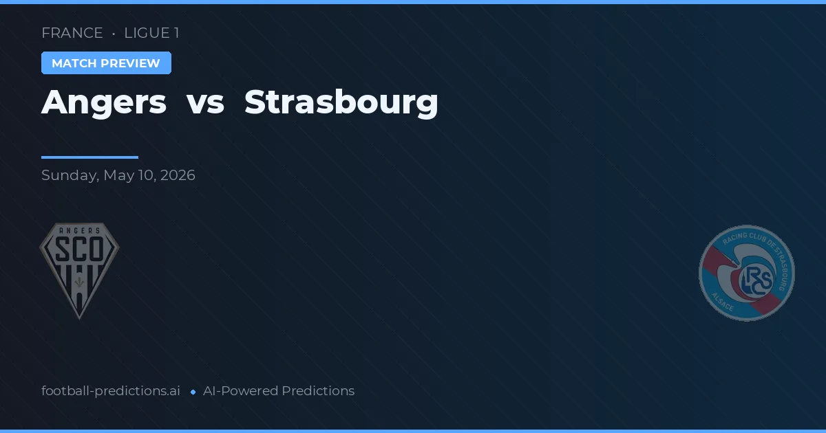 Angers vs Estrasburgo — prognóstico e prévia do jogo