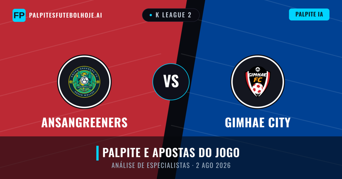 Ansangreeners vs Gimhae City — prognóstico e prévia do jogo