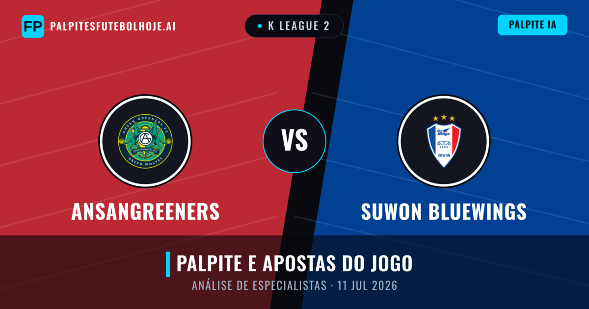 Ansangreeners vs Suwon Bluewings — prognóstico e prévia do jogo