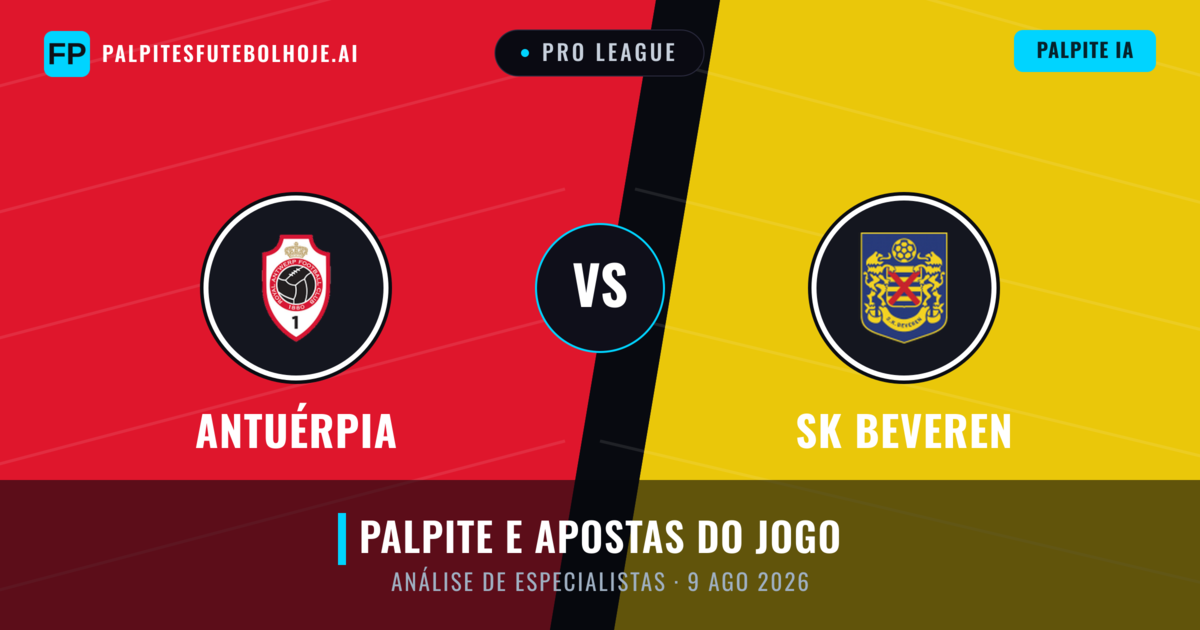 Antuérpia vs SK Beveren — prognóstico e prévia do jogo