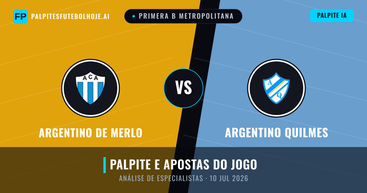 Argentino de Merlo vs Argentino Quilmes — prognóstico e prévia do jogo
