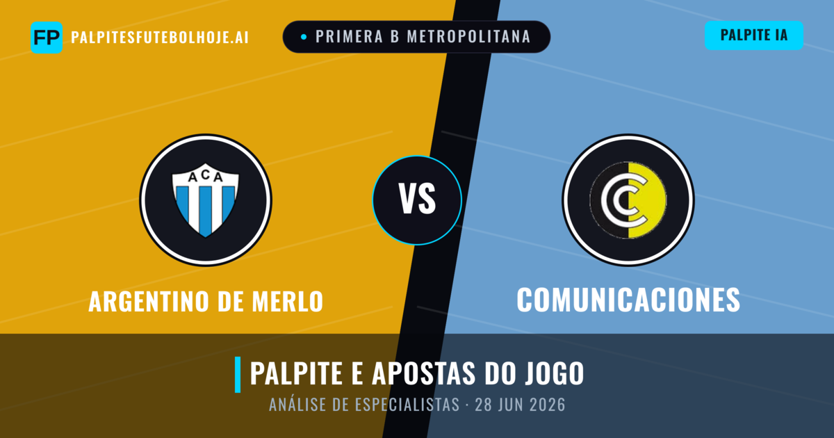 Argentino de Merlo vs Comunicaciones — prognóstico e prévia do jogo