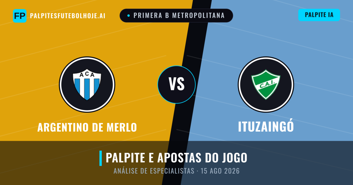 Argentino de Merlo vs Ituzaingó — prognóstico e prévia do jogo