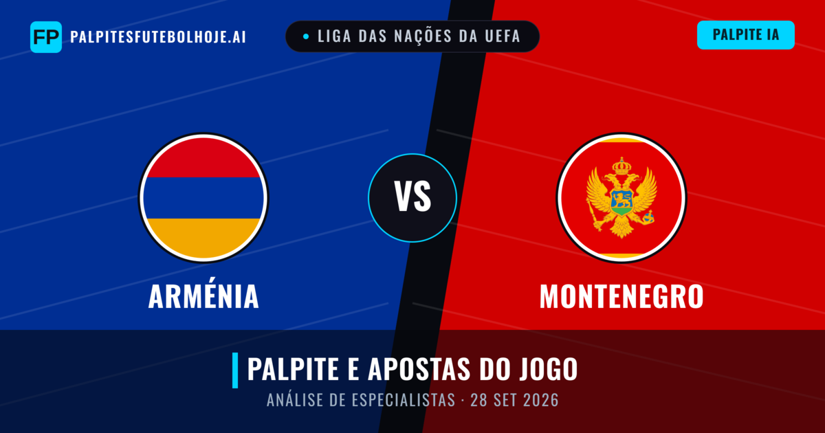 Arménia vs Montenegro — prognóstico e prévia do jogo