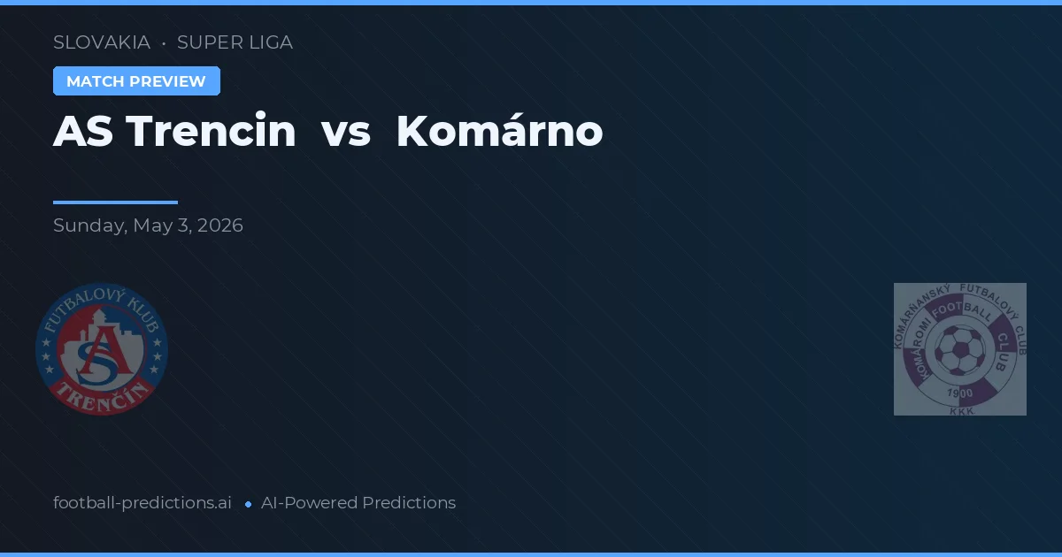 AS Trenčín vs Koprivnica preview