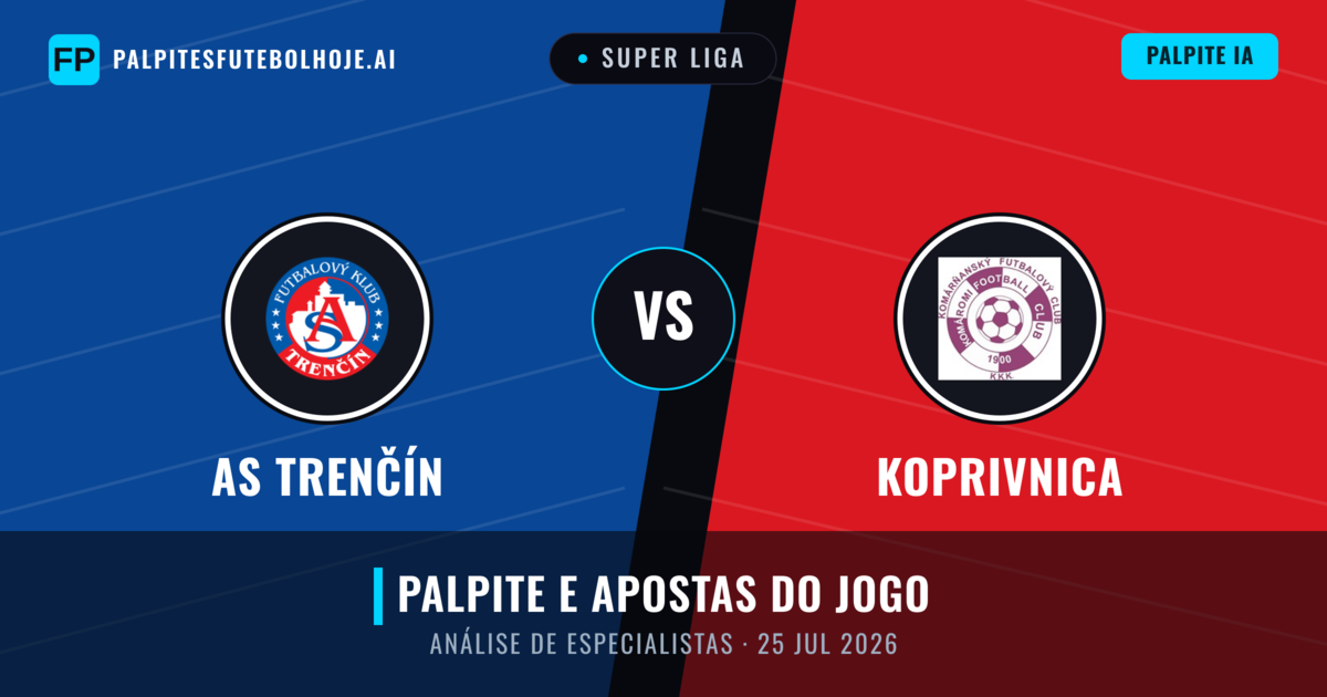 AS Trenčín vs Koprivnica — prognóstico e prévia do jogo