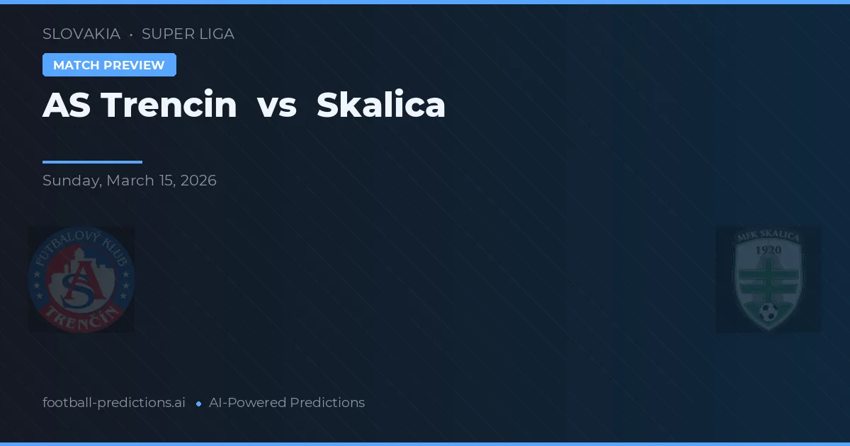 AS Trenčín vs Skalica — prognóstico e prévia do jogo